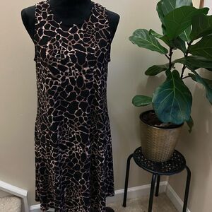 Anne klein sleeveless jersey knit dress